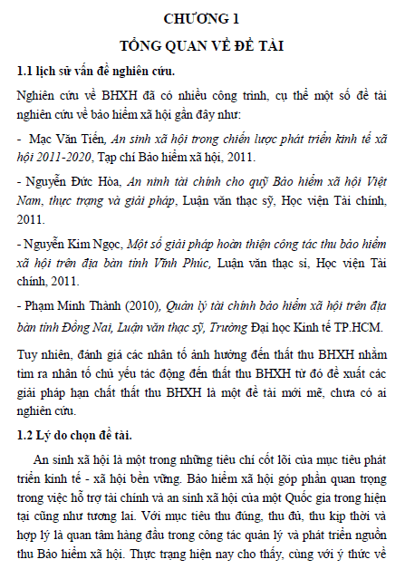 danh gia cac nhan to anh huong den that thu bhxh tren dia ban tinh dong nai