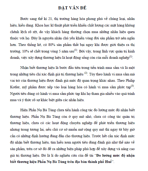 do luong muc do nhan biet thuong hieu phan nu ba tung tren dia ban thanh pho hue