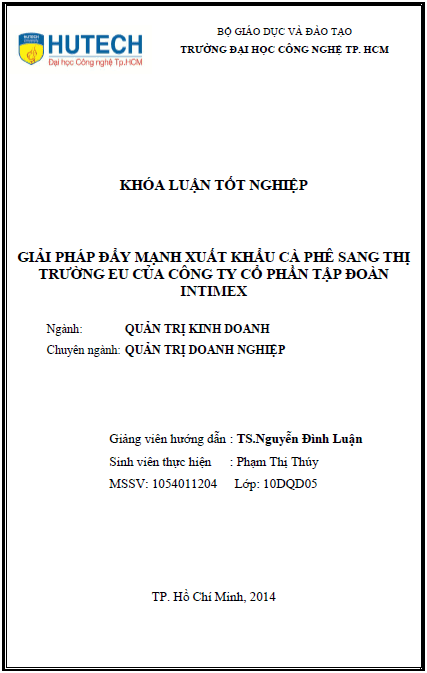 giai phap day manh xuat khau ca phe sang thi truong eu cua cong ty co phan tap doan