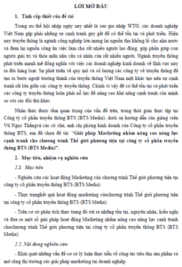 giai phap marketing nham nang cao nang luc canh tranh cua chuong trinh the gioi phuong tien thuoc tai cong ty co phan truyen thong bts bts media