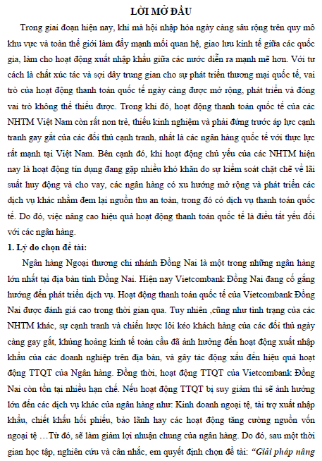 giai phap nang cao hieu qua hoat dong thanh toan quoc te tai ngan hang tmcp ngoai thuong chi nhanh dong nai