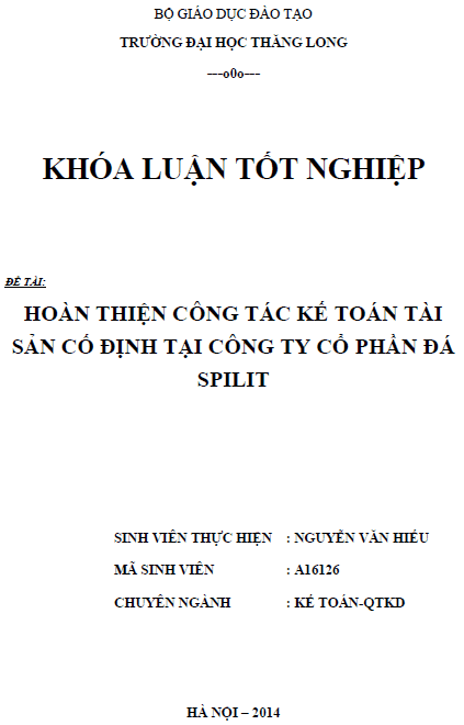 hoan thien cong tac ke toan tai san co dinh tai cong ty co phan da spilit