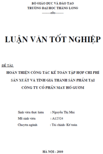 hoan thien cong tac ke toan tap hop chi phi san xuat va tinh gia thanh san pham tai cong ty co phan may ho guom