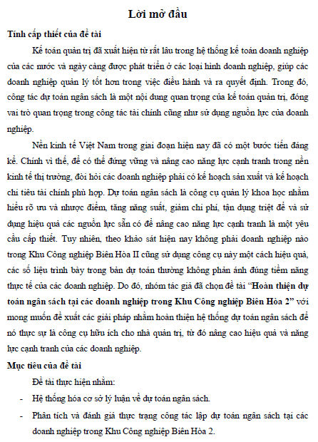 hoan thien du toan ngan sach tai cac doanh nghiep trong khu cong nghiep bien hoa 2
