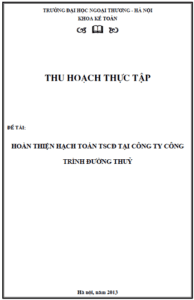 hoan thien hach toan tscd tai cong ty cong trinh duong thuy