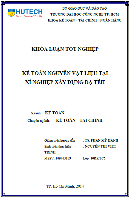 Kế toán nguyên vật liệu tại xí nghiệp xậy dựng Đạ Tẻh 1 ke toan nguyen vat lieu tai xi nghiep xay dung da teh
