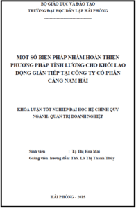 mot so bien phap nham hoan thien phuong phap tinh luong cho khoi lao dong gian tiep tai cong ty co phan cang nam hai