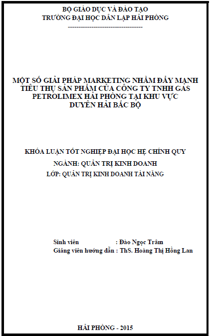mot so giai phap marketing nham day manh tieu thu san pham cua cong ty tnhh gas petrolimex hai phong tai khu vuc duyen hai bac bo