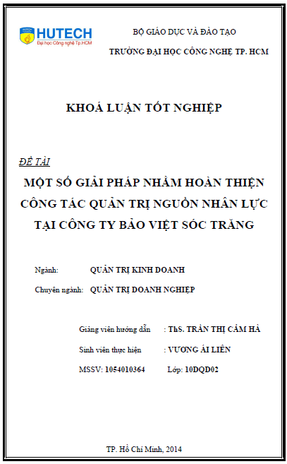 mot so giai phap nham hoan thien cong tac quan tri nguon nhan luc tai cong ty bao ve soc trang
