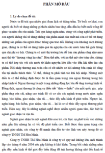 mot so giai phap nham nang cao muc do hai long cua khach hang doi voi dich vu giao nhan cua cong ty tnhh thuong mai hoa minh