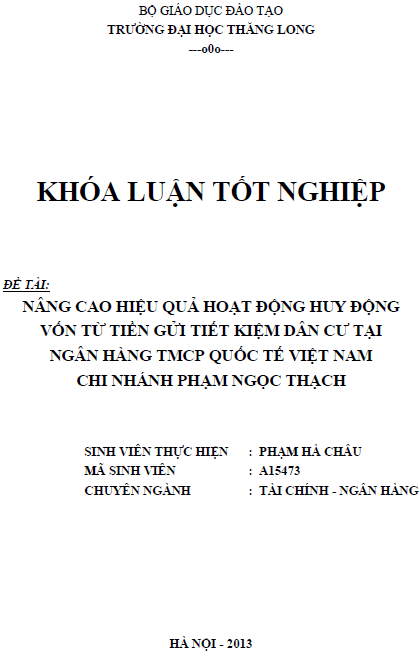 nang cao hieu qua hoat dong huy dong von tu tien gui tiet kiem dan cu tai ngan hang tmcp quoc te viet nam chi nhanh pham ngoc thach