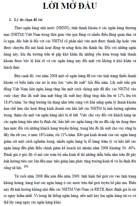 nang cao hieu qua quan tri rui ro thanh khoan tai ngan hang nong nghiep va phat trien nong thon chi nhanh tinh dong nai