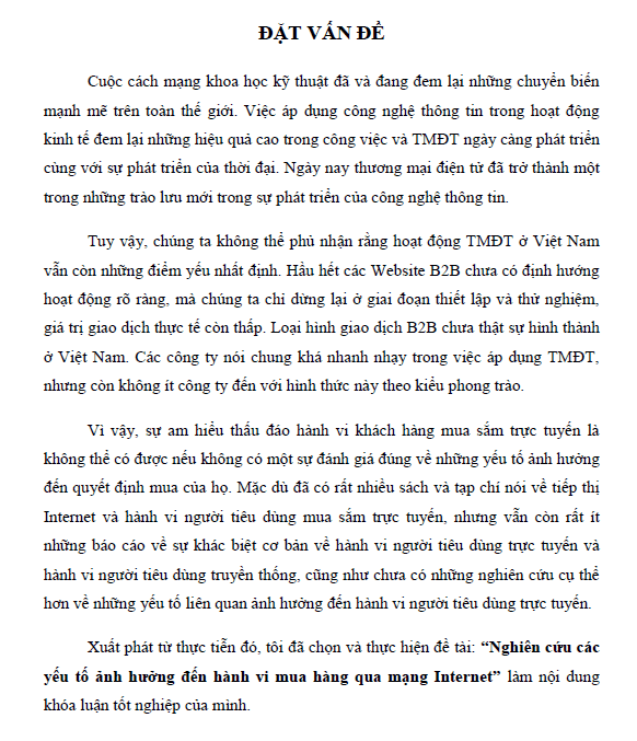 nghien cuu cac yeu to anh huong den hanh vi mua hang qua mang internet