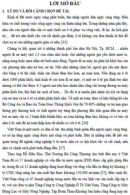 nghien cuu mot so yeu to tac dong den quyet dinh mua xe o to kia du lich cua khach hang