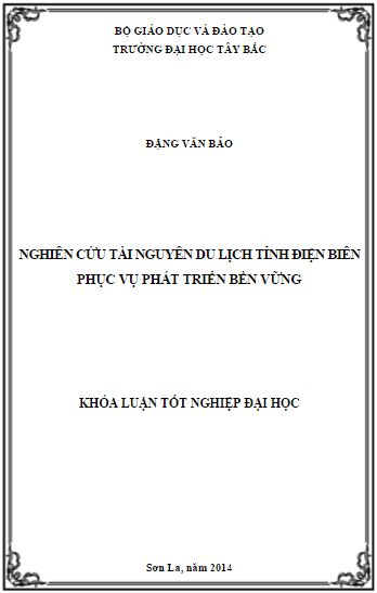 nghien cuu tai nguyen du lich tinh dien bien phuc vu phat trien ben vung