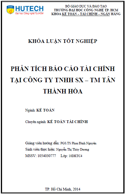 phan tich bao cao tai chinh tai cong ty tnhh san xuat thuong mai tan thanh hoa