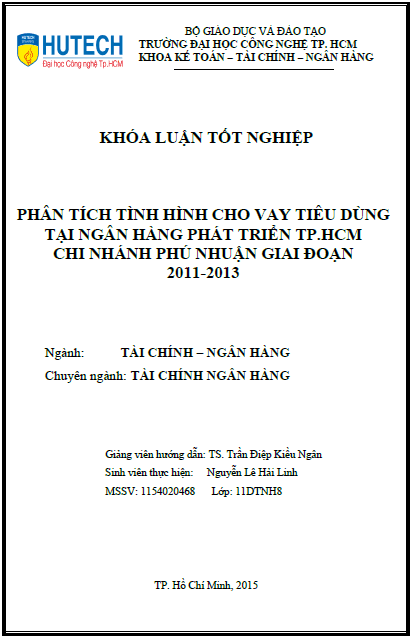 phan tich tinh hinh cho vay tieu dung tai ngan hang phat trien thanh pho ho chi minh chi nhanh phu nhuan giai doan 2011 2013