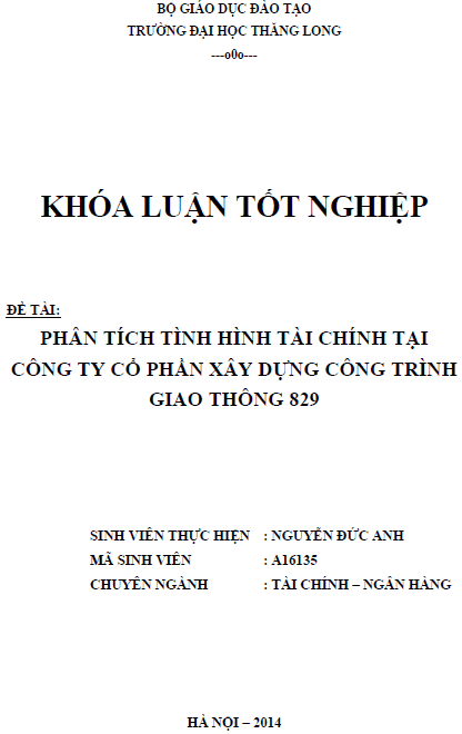 phan tich tinh hinh tai chinh tai cong ty co phan xay dung cong trinh giao thong 829