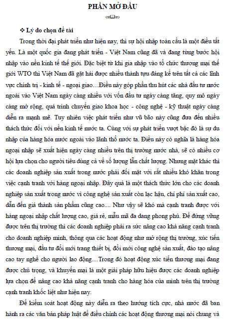 phap luat ve hoat dong khuyen mai thuc trang hoat dong khuyen mai tai cong ty tnhh tmdv sieu thi co opmart bien hoa