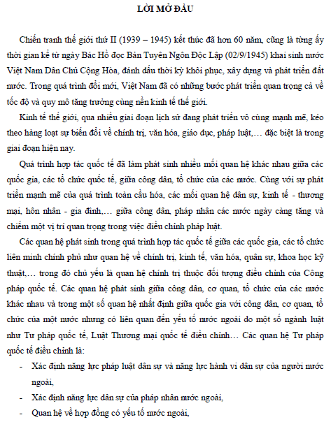 quan he thua ke co yeu to nuoc ngoai trong tu phap quoc te viet nam hien nay thuc trang va huong giai quyet