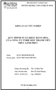 Quy trình xuất khẩu hàng hóa hóa của công ty TNHH Một Thành Viên Phúc Linh Phúc 14 quy trinh xuat khau hang hoa hoa cua cong ty tnhh mot thanh vien phuc linh phuc