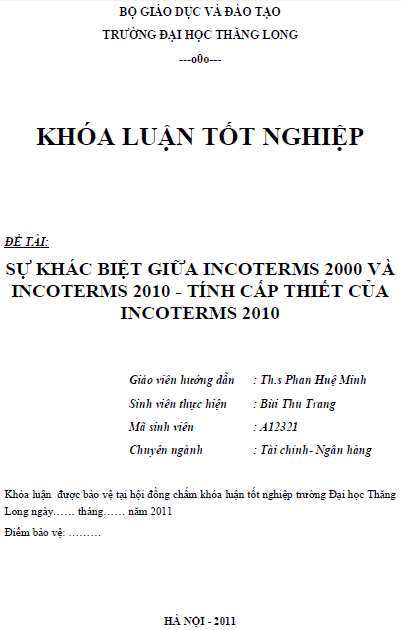 su khac biet giua incoterms 2000 va incoterms 2010 tinh cap thiet cua incoterms 2010