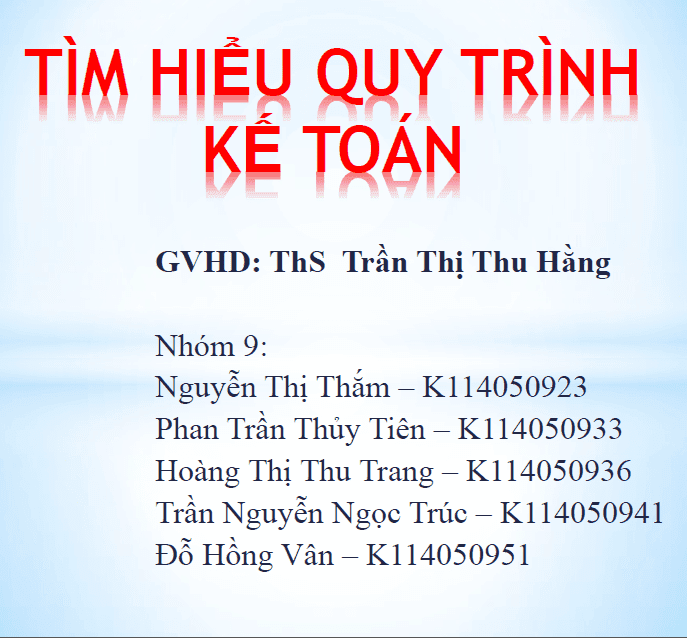 tim hieu quy trinh ke toan