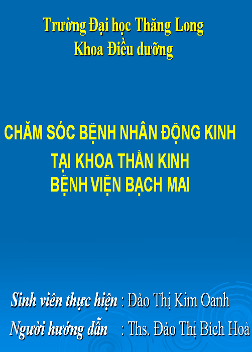 cham soc benh nhan dong kinh tai khoa than kinh benh vien bach mai
