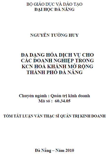 da dang hoa dich vu cho cac doanh nghiep trong kcn hoa khanh mo rong thanh pho da nang