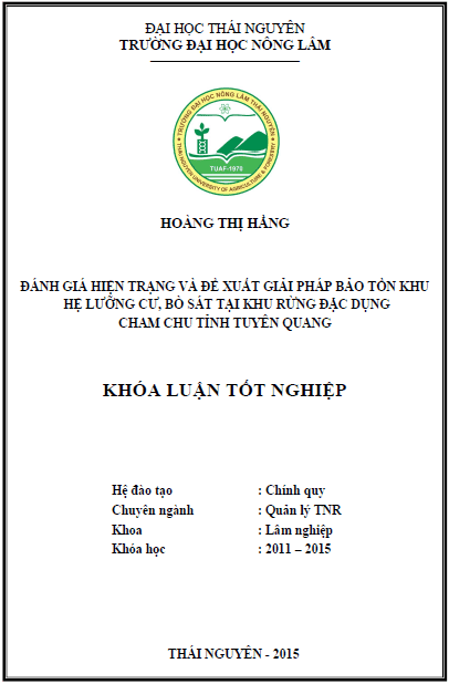danh gia hien trang va de xuat giai phap bao ton khu he luong cu bo sat tai rung dac dung cham chu tinh tuyen quang