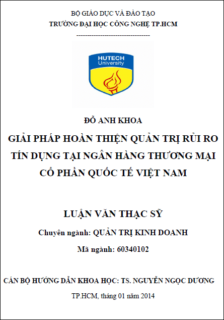 giai phap hoan thien quan tri rui ro tin dung tai ngan hang thuong mai co phan quoc te viet nam