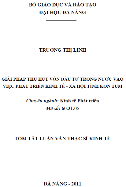giai phap thu hut von dau tu trong nuoc vao viec phat trien kinh te xa hoi tinh kon tum