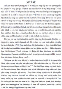 gop phan khao sat thanh phan hoa hoc phan doan khong phan cuc cua cay cot toai bo drynaria fortunei g kunze j sm ho rang polypodiaceae tai viet nam