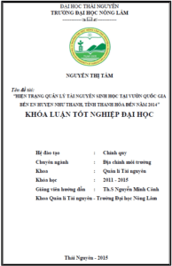hien trang quan ly tai nguyen sinh hoc tai vuon quoc gia ben en huyen nhu thanh tinh thanh hoa den nam 2014 1