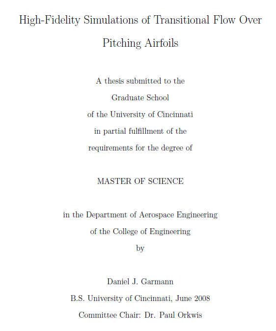 high fidelity simulations of transitional flow over pitching airfoils