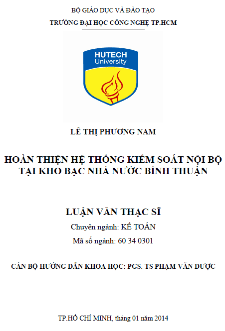 hoan thien he thong kiem soat noi bo tai kho bac nha nuoc binh thuan