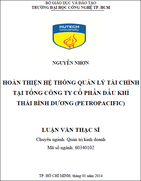 hoan thien he thong quan ly tai chinh tai tong cong ty co phan dau khi thai binh duong petropacific