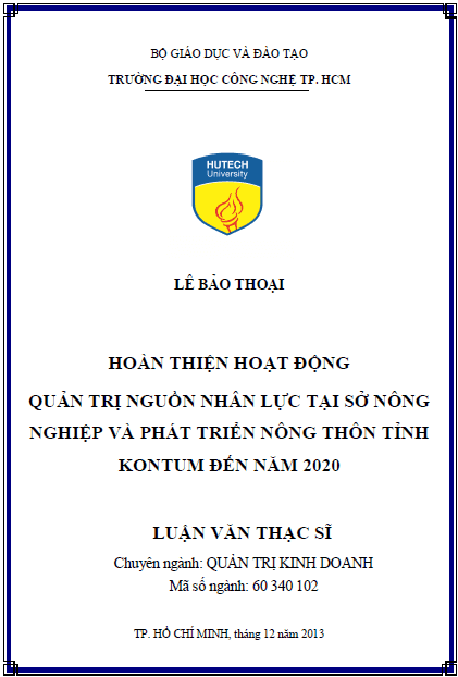 hoan thien hoat dong quan tri nguon nhan luc tai so nong nghiep va phat trien nong thon tinh kontum den nam 2020