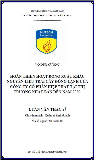 hoan thien hoat dong xuat khau nguyen lieu trai cay dong lanh cua cong ty co phan hiep phat tai thi truong nhat ban den nam 2020