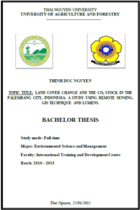 land cover change and the co2 stock in the palembang city indonesia a study using remote sensing gis technique and lumens 1