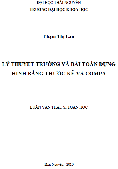 ly thuyet truong va bai toan dung hinh bang thuoc ke va compa