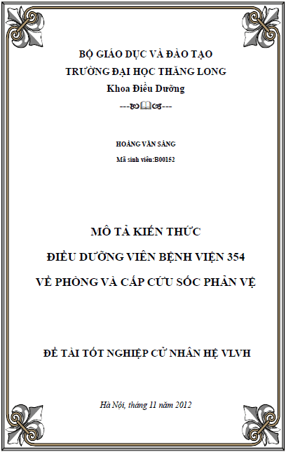 mo ta kien thuc dieu duong vien benh vien 354 ve phong va cap cuu soc phan ve