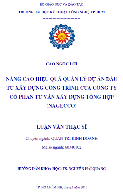 nang cao hieu qua quan ly dau tu xay dung cong trinh cua cong ty co phan tu van xay dung tong hop nagecco