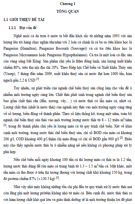 nghien cuu cong nghe thu hoi mau ca trong nuoc thai che bien thuy san tai cong ty tnhh xuat nhap khau thuy san an phat tien giang