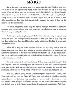 nghien cuu kha nang hap phu khi h2 cua vat lieu mof 5 va irmof 3