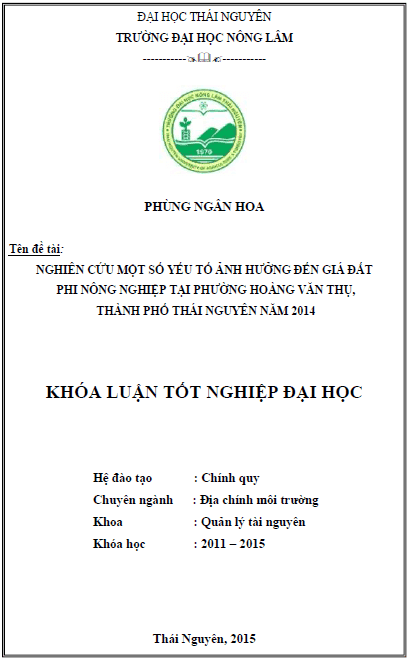 nghien cuu mot so yeu to anh huong den gia dat phi nong nghiep tai phuong hoang van thu thanh pho thai nguyen nam 2014 1