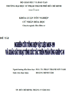nghien cuu tong hop vat lieu mof 199 va khao sat hoat tinh xuc tac tren phan ung ghep c n