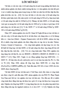 nghien cuu tong hop vat lieu mofs va khao sat hoat tinh xuc tac cua chung