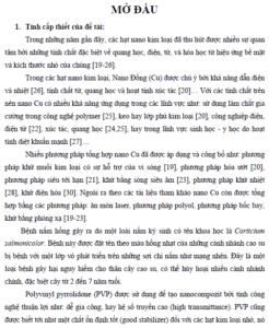 nghien cuu tong hop xanh keo nano dong va kha nang khang nam hong tren cay cao su