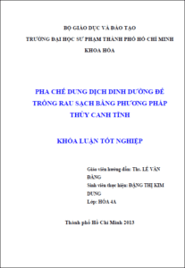 pha che dung dich dinh duong de trong rau sach bang phuong phap thuy canh tinh dang thi kim dung